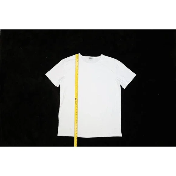 Kustom Kreationz Womens Plain Blank White T-Shirts XL Short Sleeve Lot of 2 - Picture 2 of 6